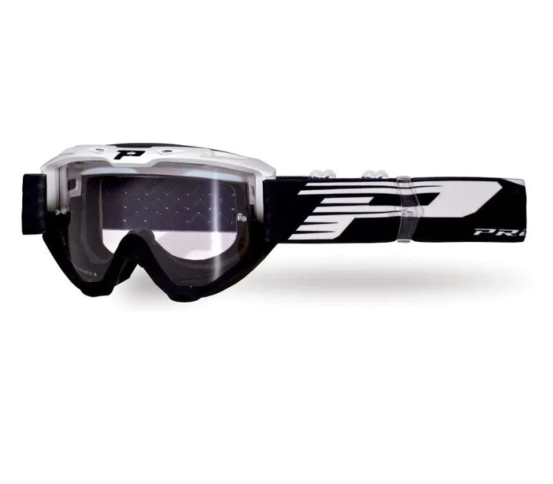 PROGRIP Maschera 3450-137 LS - Bianco/Nero, Lente Fotocromatica
