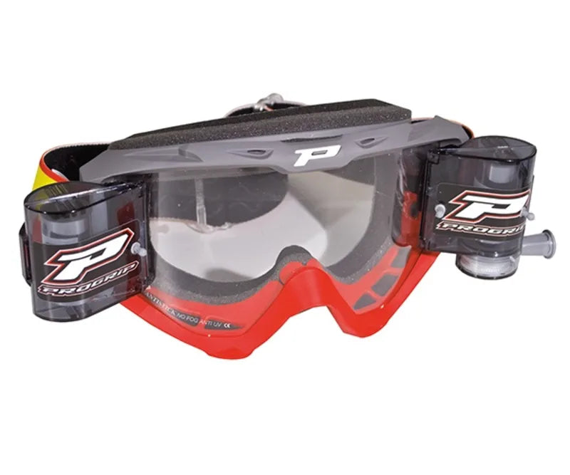 PROGRIP Maschera 3450-275 RO - Arancio Fluo/Blu, con Roll Off