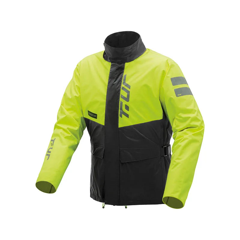 T.UR Giacca ROADTRIP HYDROSCUD® Black/Yellow Fluo