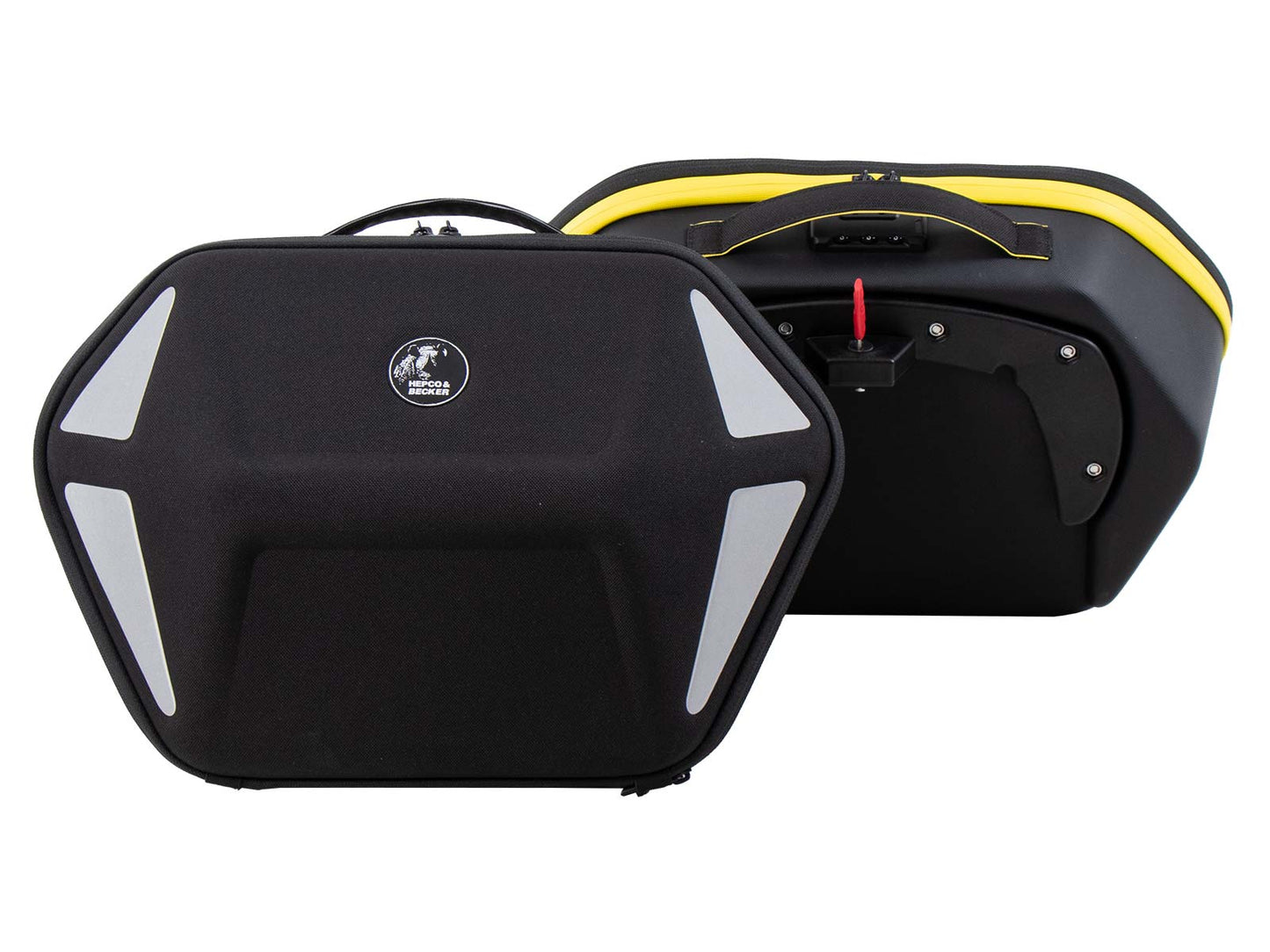 HEPCO & BECKER BORSE SOFT LATERALI ROYSTER NEO ATTACCO C-BOW PROFILO GIALLO