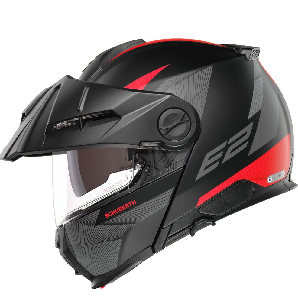 SCHUBERTH E2 DEFENDER RED HELMET