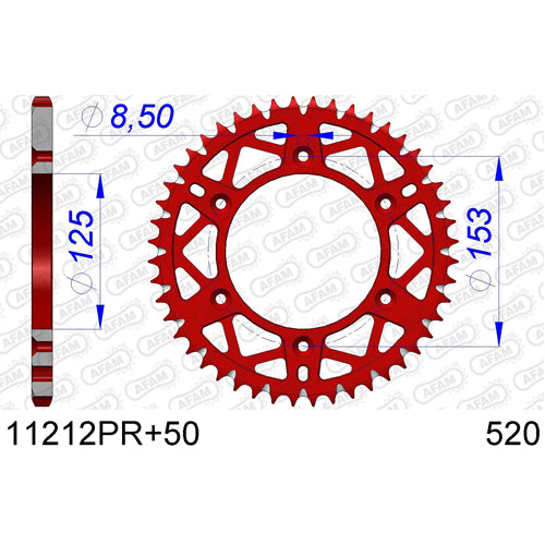 AFAM - CORONA ALLUMINIO OFF-ROAD COLORATE