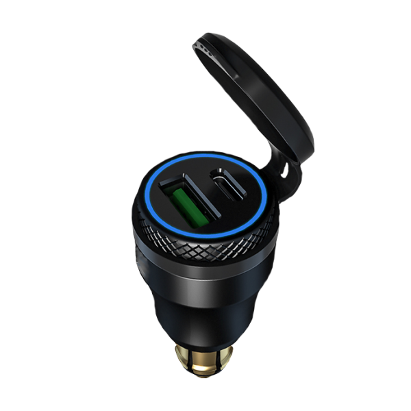 TECNOGLOBE Adattatore USB/USBC Doppia us