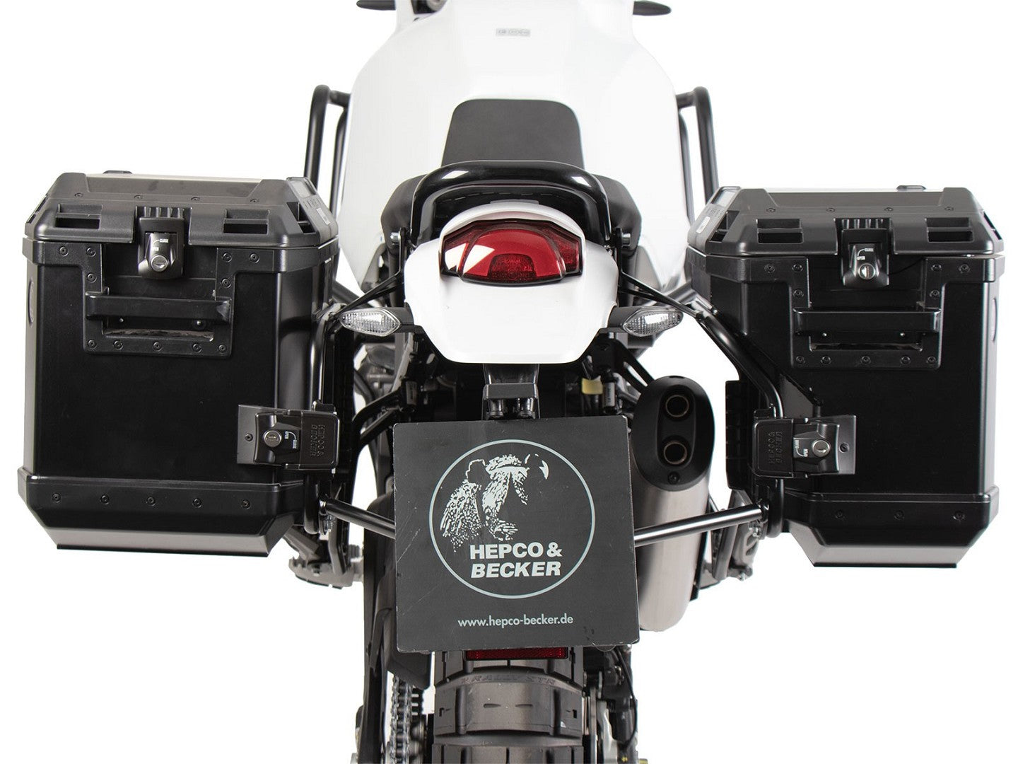 HEPCO & BECKER SET SISTEMA CUTOUT - VALIGIE EXPLORER PER DUCATI DESERT X (2022-)