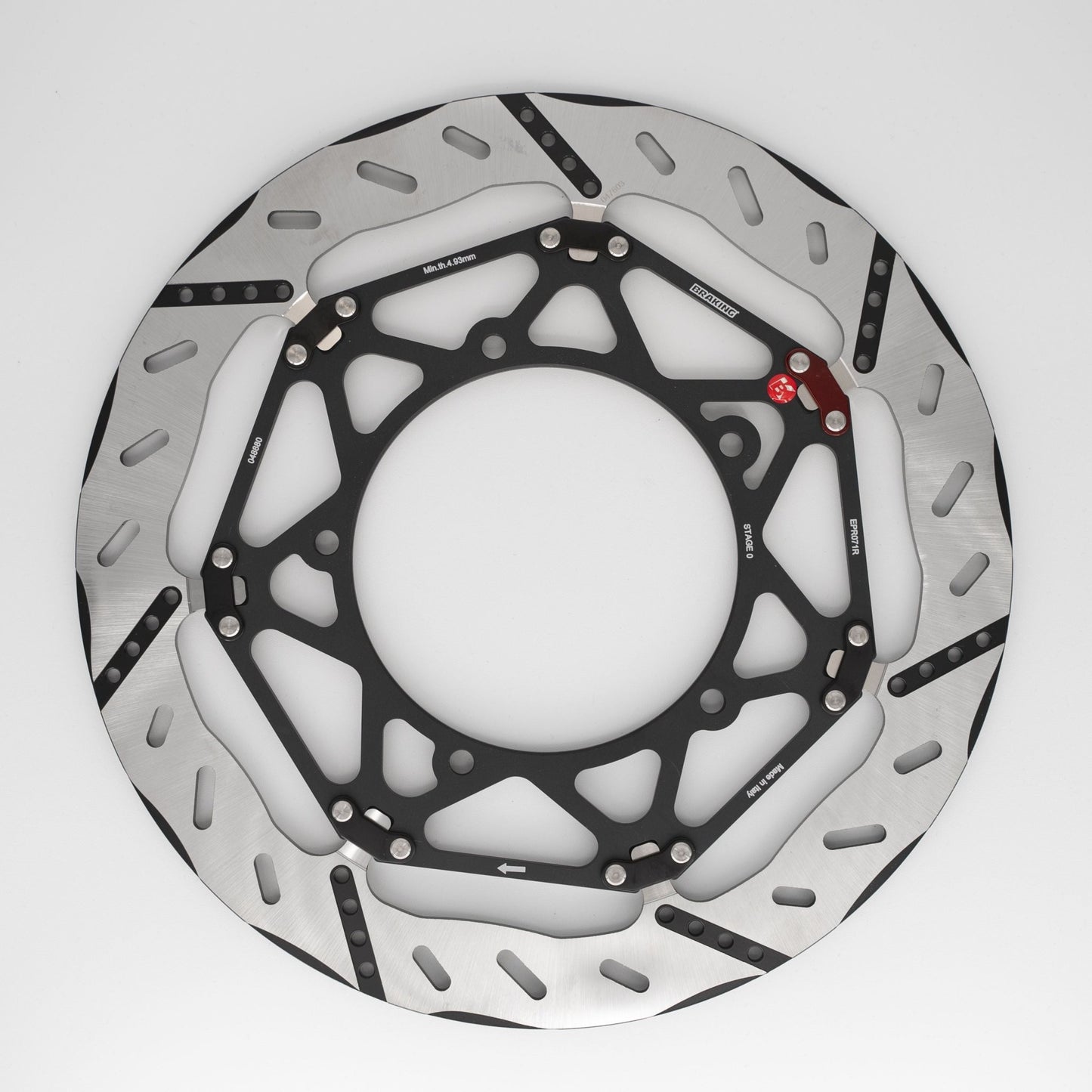 BRAKING EPTA DISCO WAVE FLOATING AL-HUB Ø320 TH. 5,8 STAGE 0 SINISTRO - Race Moto Shop