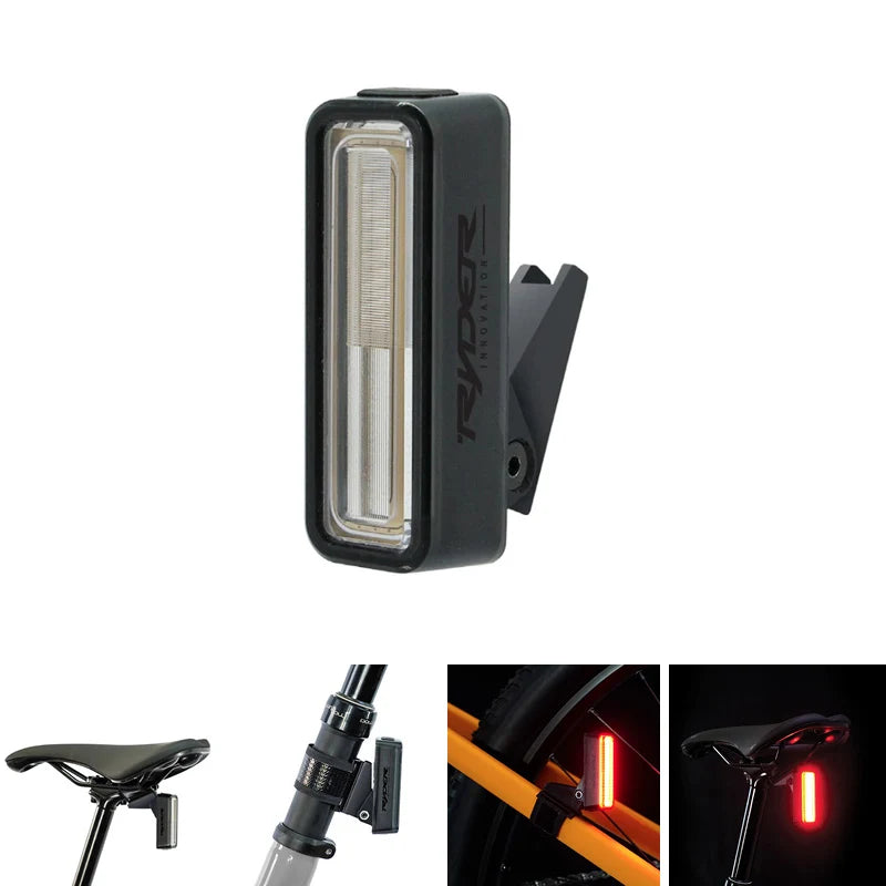 RYDER INNOVATION Fanale Posteriore LEVE'LIGHT 180 Lumen USB IPX6 Doppio Attacco