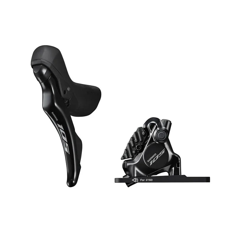 SHIMANO Freno Idraulico (KIT) ROAD 105 12V R7100 Anteriore 2x12V Meccanico
