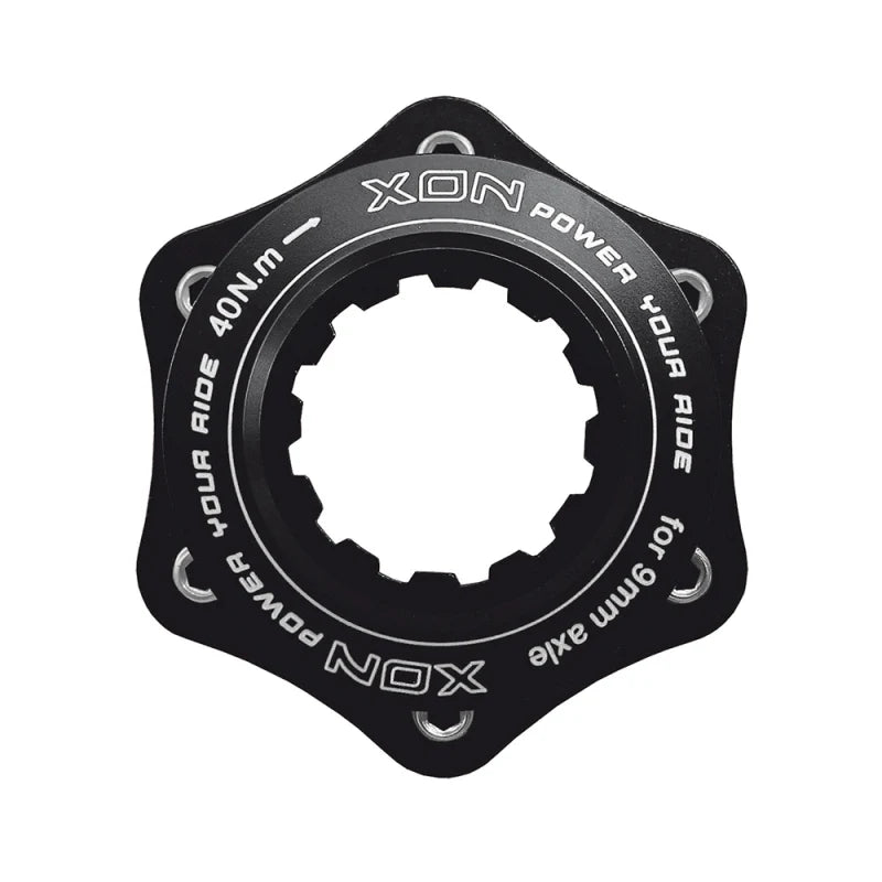 ASHIMA Adattatore Disco per Perno: 9mm x Peso: 29,6gr Center Lock Nero