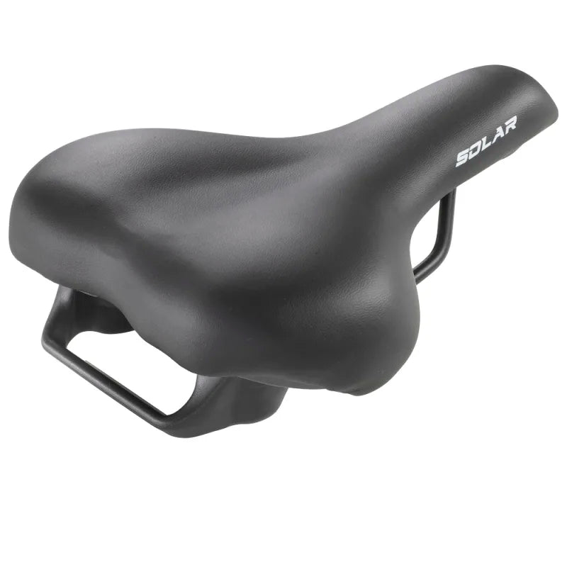 MVTEK Sella SOLAR 260x205mm per E-Bike Nero con Maniglia Posteriore