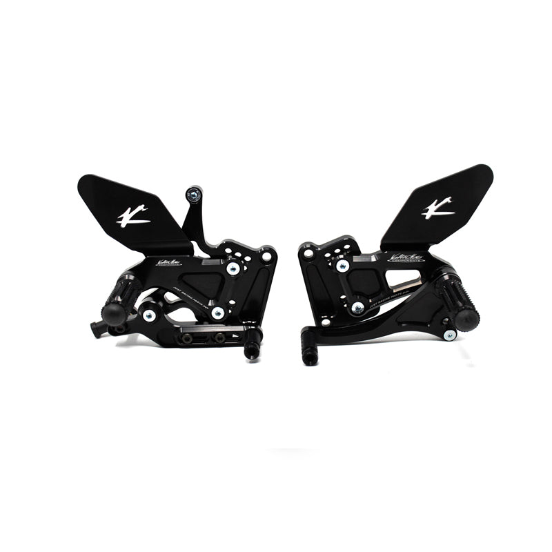 VALTERMOTO 1.5 reverse gear type footrests KAWASAKI: ZX10R (NO ABS) 16-22