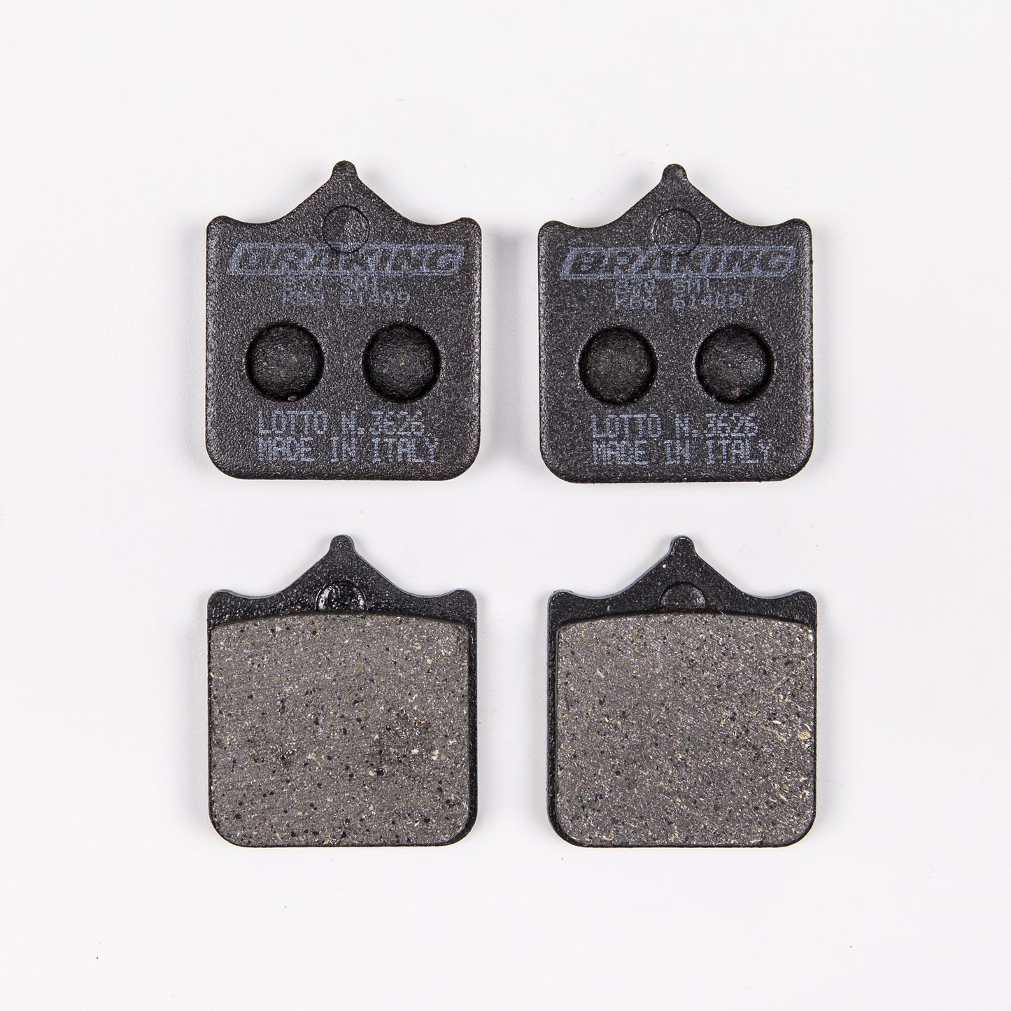 BRAKING 2 COPPIE PASTIGLIE SEMIMETALLICHE ANTERIORI