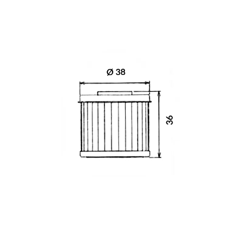MEIWA Filtro Olio HONDA CRF R 250/450cc