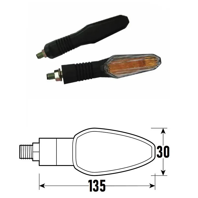 BCR Frecce a Led WING (Coppia) - Nero