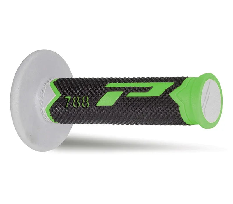 PROGRIP Mx Grips 788-223 - Triple Density - Green/Black/Grey Without Hole