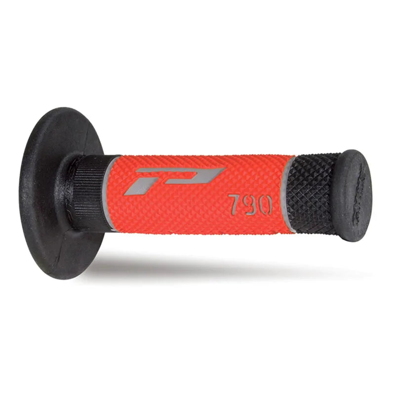 PROGRIP Mx Grips 790-229 - Triple Density - Grey/Red/Black Without Hole