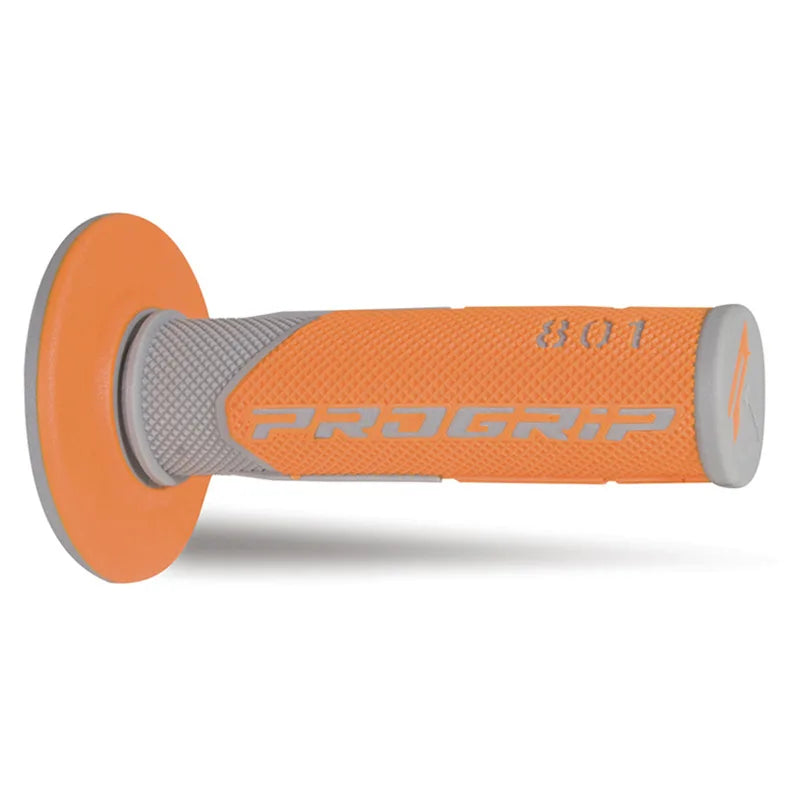 PROGRIP Mx Grips 801-287 - Double Density - Grey/Orange Without Hole