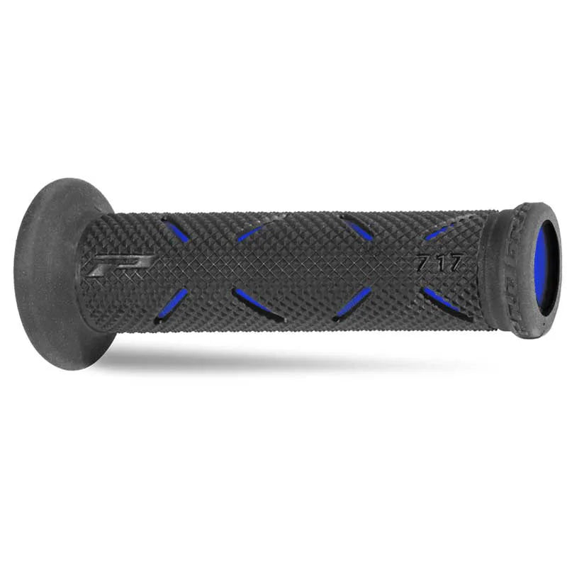 PROGRIP Road Grips 717-OERA-150 - GP Racing - Blue/Black With Hole