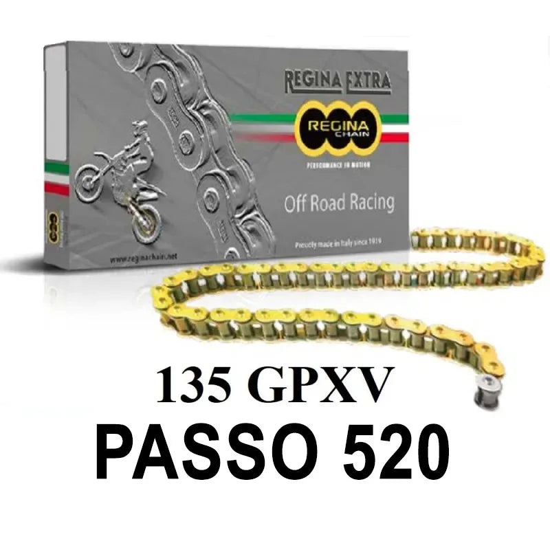 REGINA Chain 135GPXV 120 links pitch 520 - Gold