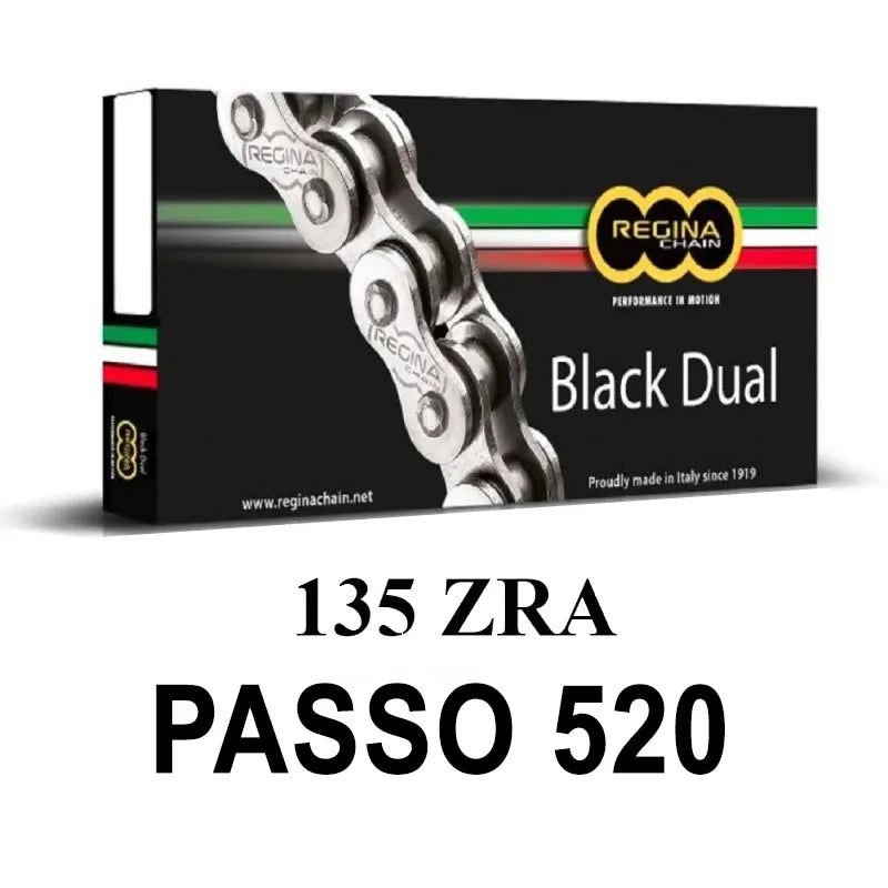 REGINA Catena 135ZRA 114 maglie passo 520 - Nera