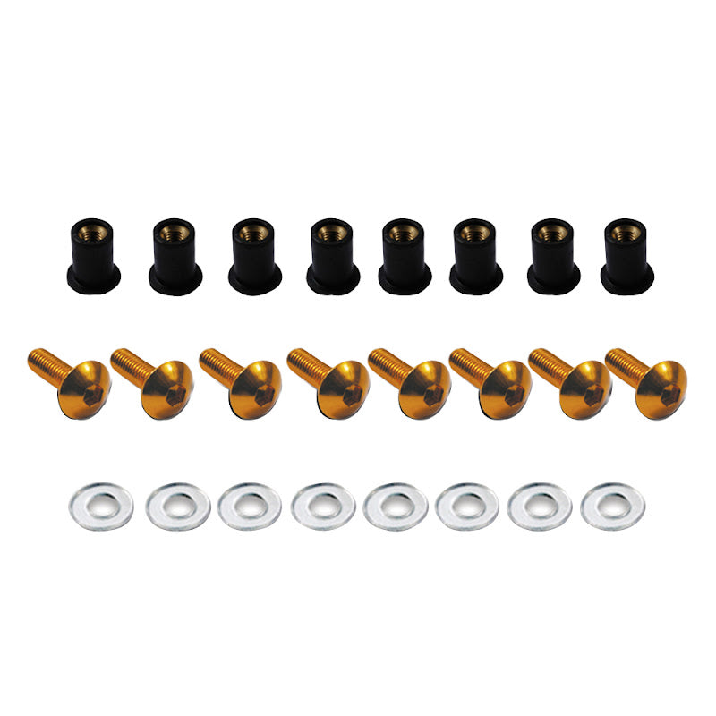 BCR Viti Cupolino (Kit) - Anodizzate Oro - M5
