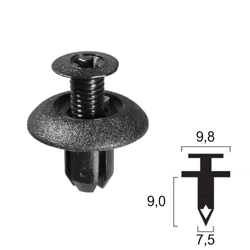 BLAST SUZUKI plastic rivet - Lower fairing