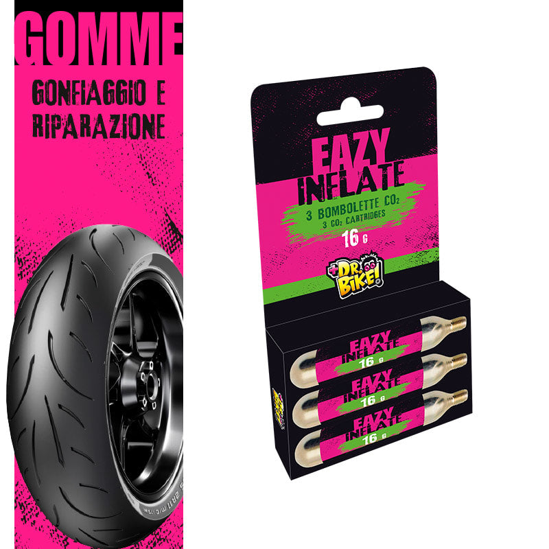 DR.BIKE Bomboletta CO2 16gr (Blister 3 Pezzi)