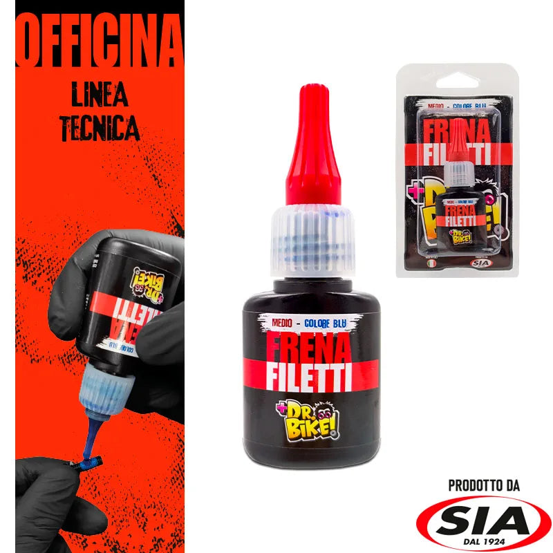 DR.BIKE OFFICINA - Frenafiletti Medio - Colore Blu - 10ml