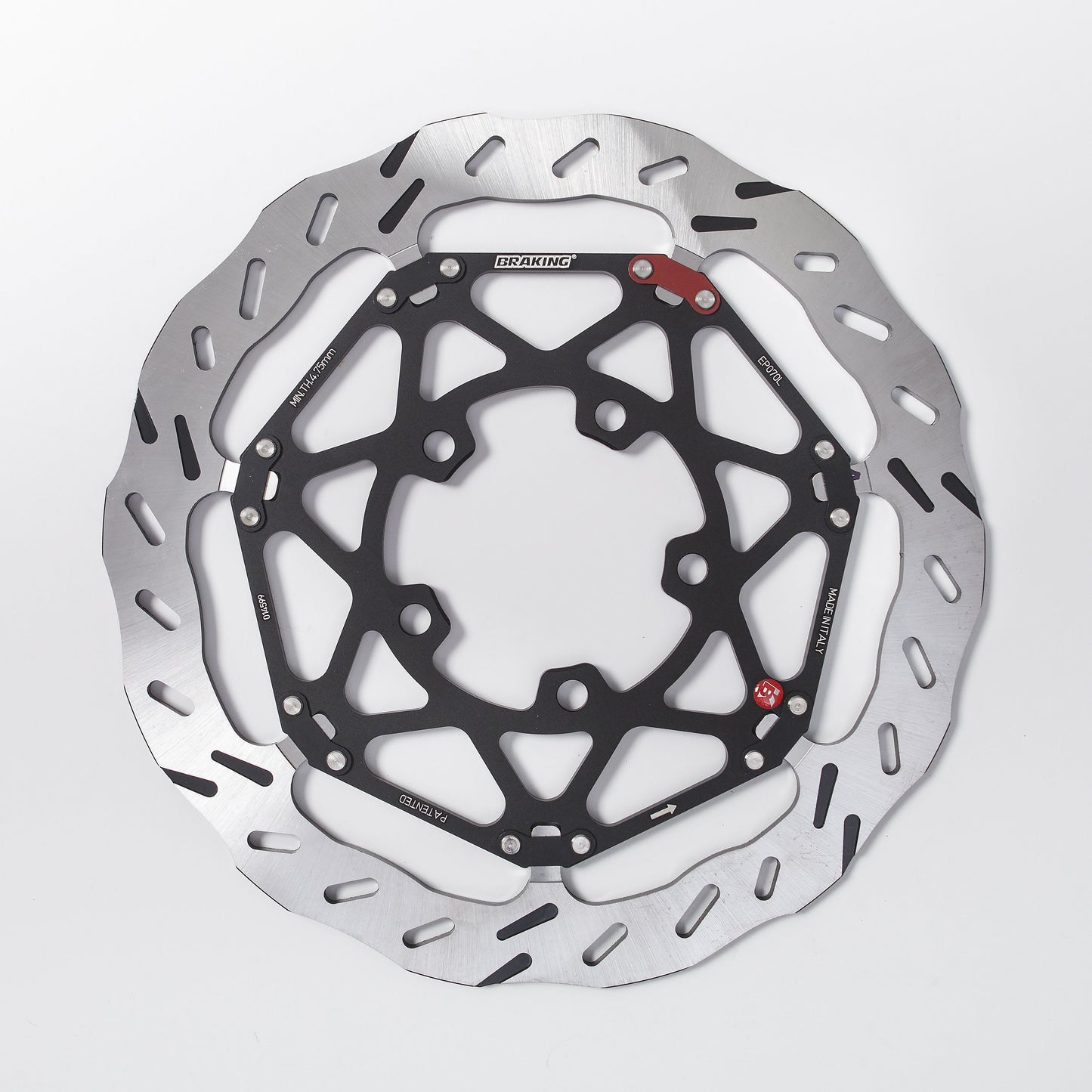 BRAKING DISCO EPTA WAVE FLOTTANTE ANTERIORE SINISTRO AL-HUB Ø300