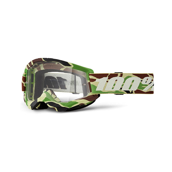 MASCHERA 100% STRATA 2 WAR CAMO - LENTE TRASPARENTE