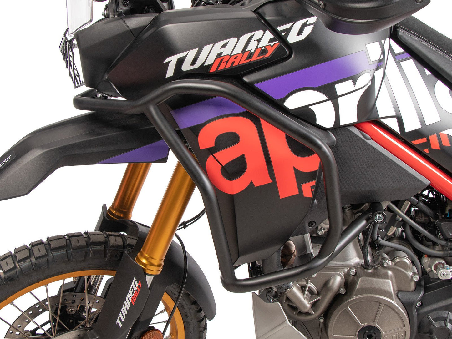 HEPCO & BECKER PARASERBATOIO NERO PER APRILIA TUAREG 660 RALLY (2025 - ) - Race Moto Shop