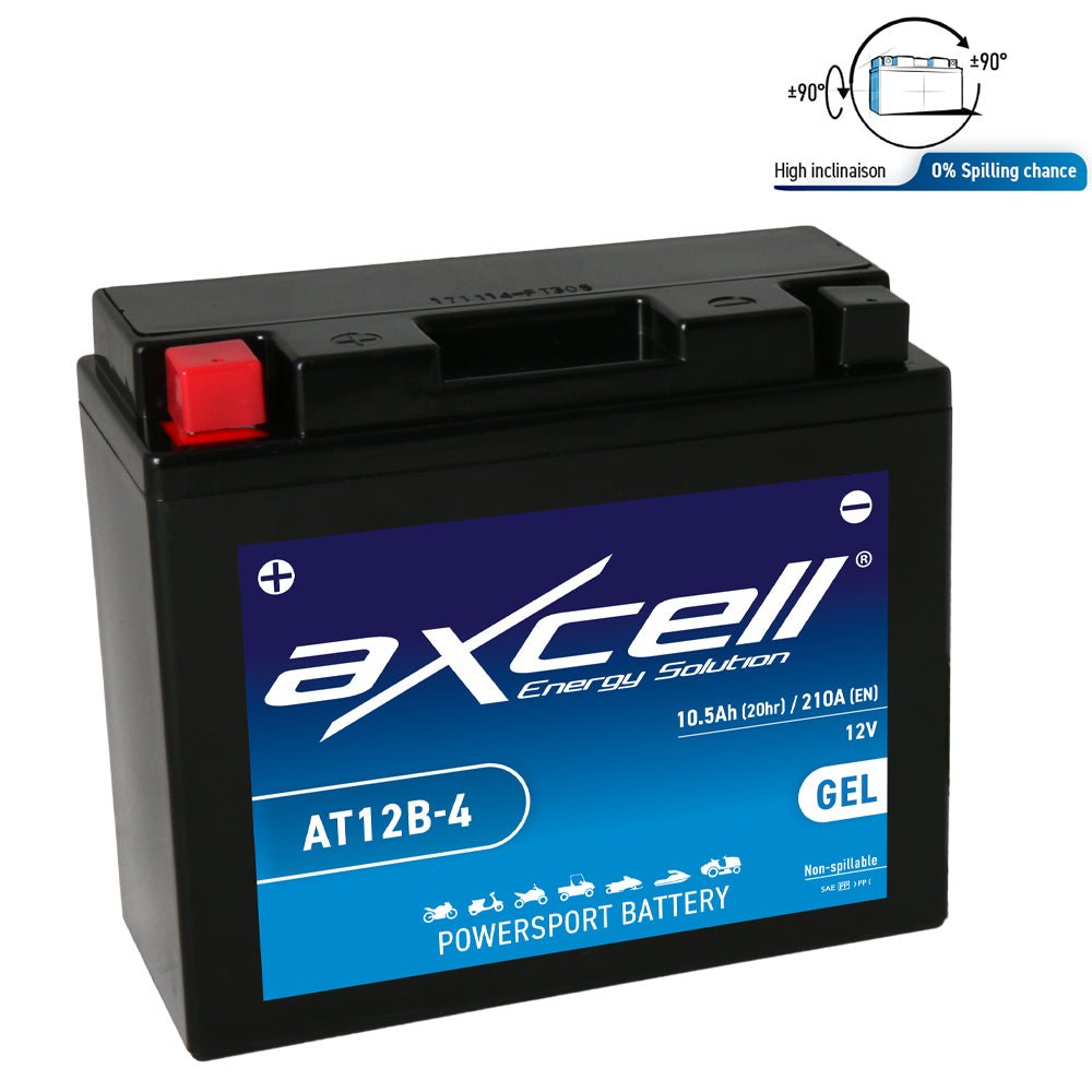 AXCELL - BATTERIA GEL - SIGILLATA E ATTIVATA - Race Moto Shop