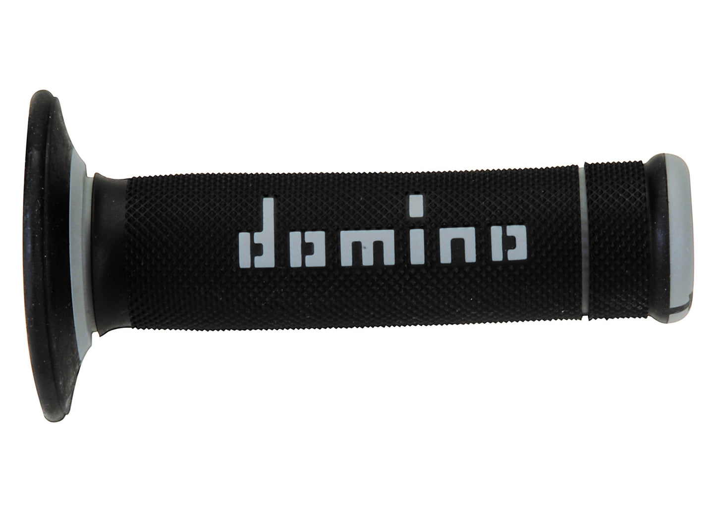 DOMINO COPPIA MANOPOLE NERO/GRIGIO OFF-ROAD