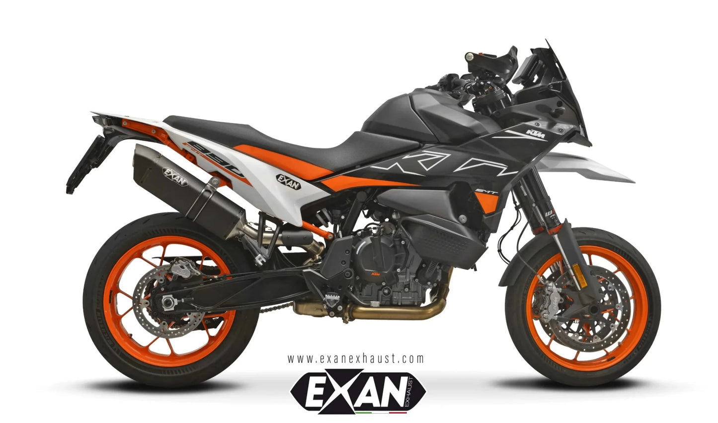 EXAN KTM 890 SMT (2023-24) – SCARICO X-BLACK OVALE - Race Moto Shop