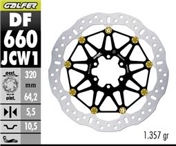 GALFER DISCO WAVE FLOATECH RACING 320x5.5MM APRILIA RS 660