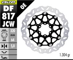 GALFER DISCO WAVE FLOATECH (C.ALU) 320X5MM (FRONT) BMW HP4/S1000R/RR
