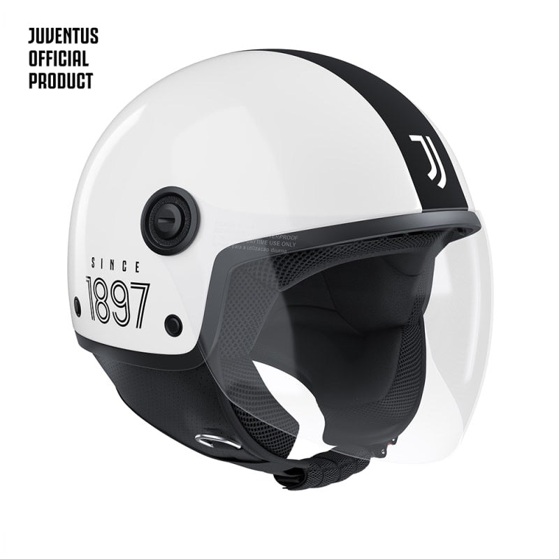 TUCANO URBANO Casco EL'JETTIN JUVENTUS Bianconeri Glossy White JJELJ