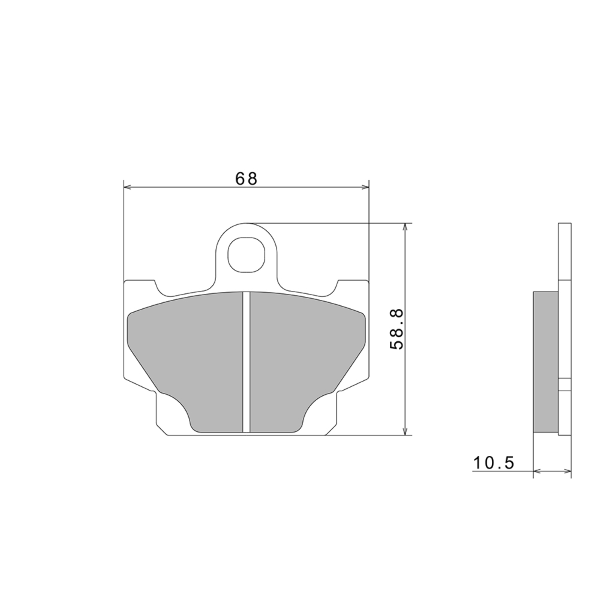 PASTIGLIE FRENO NISSIN A0270 PREMIUM SEMI-METALLIC