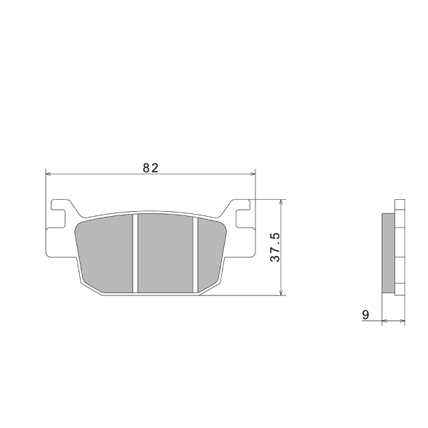 PASTIGLIE FRENO NISSIN A1020 PREMIUM SEMI-METALLIC