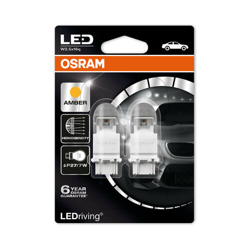 OSRAM 12V LEDriving Retrofit Led Premium - (P27/7W) - W2,5x16q - 2 pz