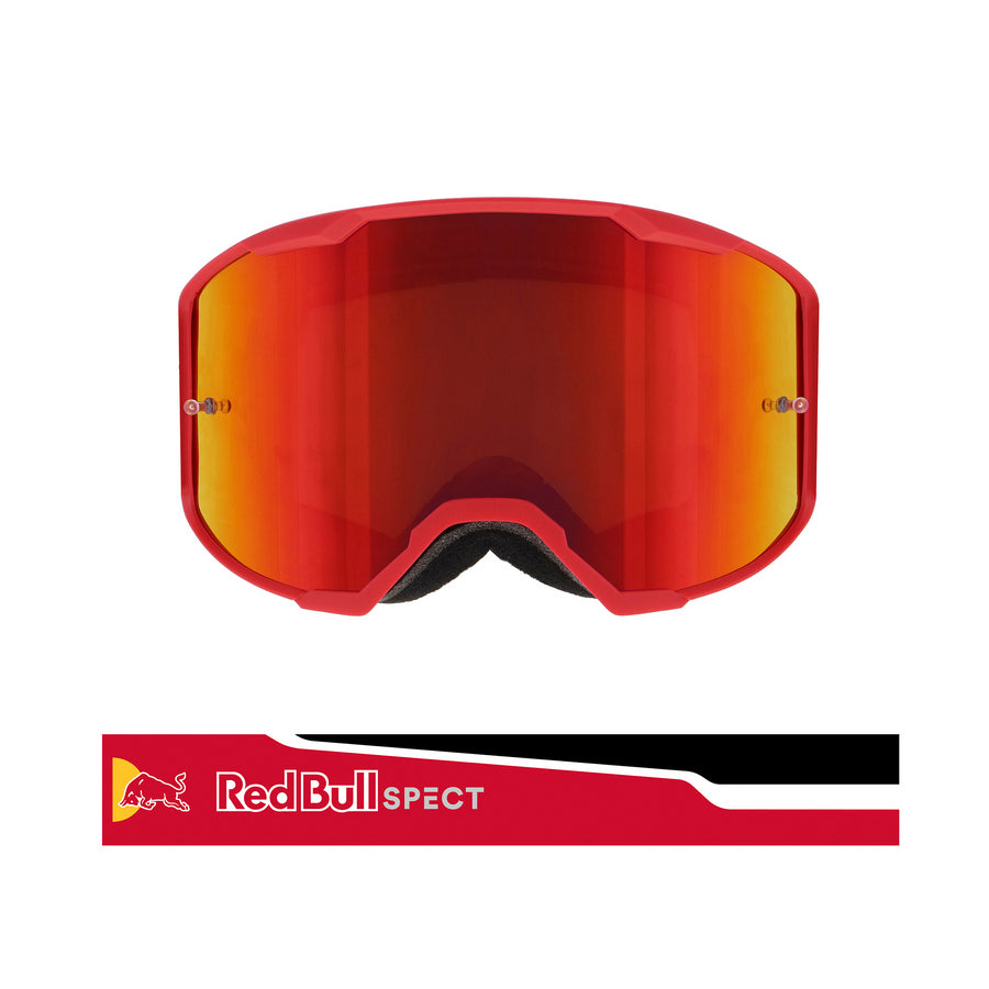 RedBull SPECT Motorcycle Mask – Red/Black