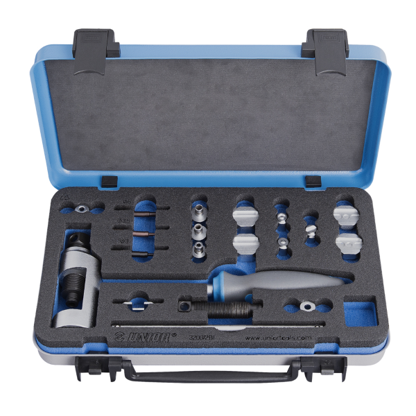 UNIOR ASSORTIMENTO PER APRIRE, PREMERE E RIVETTARE LA CATENA DELLA MOTO - 3200/2BI