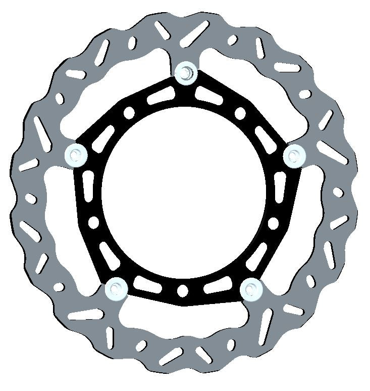 BRAKING RIGHT FRONT WAVE FLOATING DISC