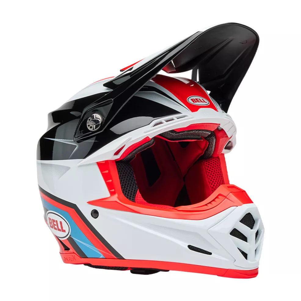 CASCO BELL MOTO-9S FLEX 2025 MERCHANT ROSSO/NERO ECE 06