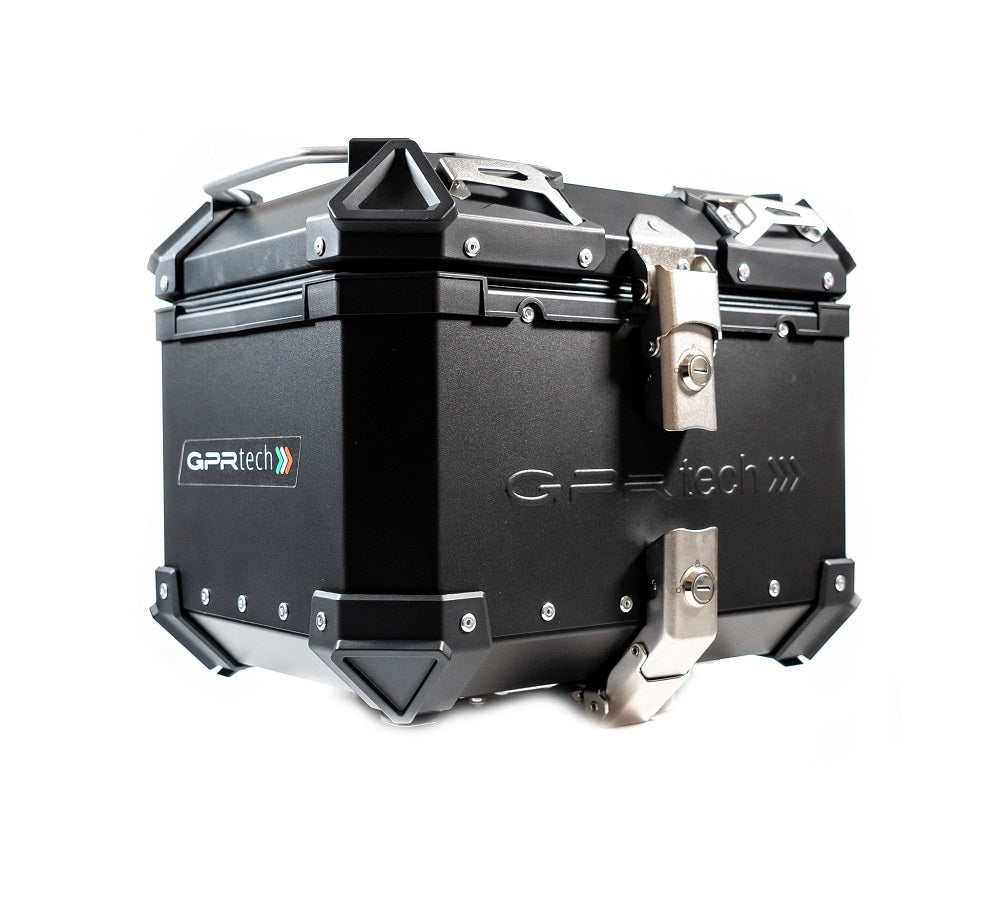 BAULETTO GPR TECH TOP CASE ALPI-TECH 26 LT. BLACK BAULETTO TOP CASE IN ALLUMINIO, COLORE NERO CON PIASTRA UNIVERSALE INCLUSA