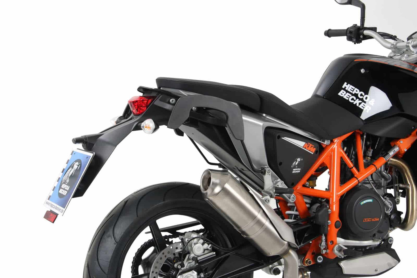 HEPCO & BECKER BLACK C-BOW SIDE FRAMES FOR KTM 690 DUKE / R (2012-2024)
