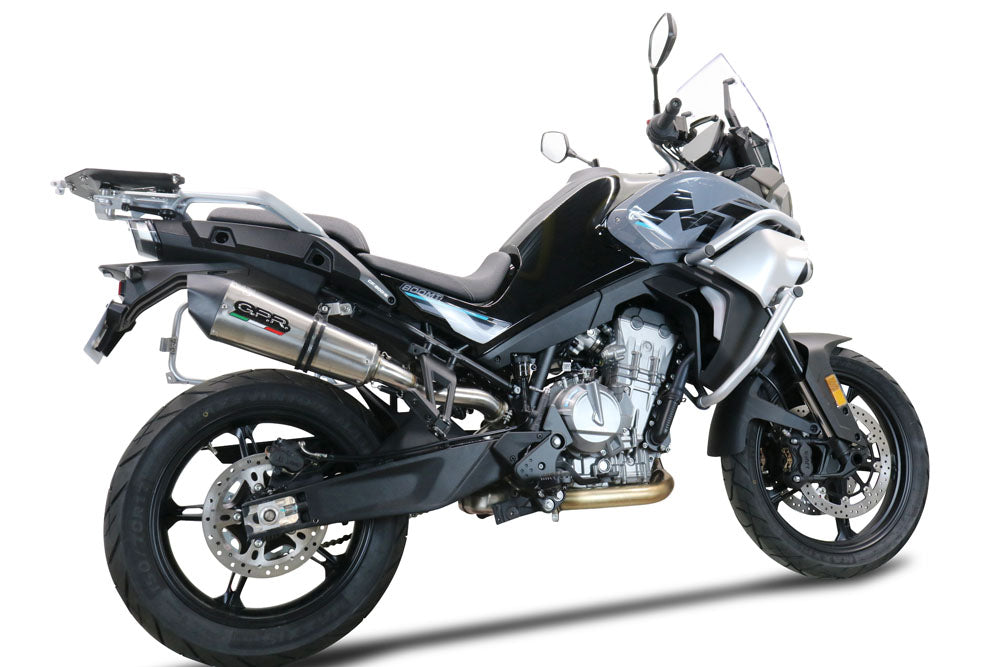 SCARICO GPR COMPATIBILE CON CF MOTO 800 MT TOURING 2022-2024 NEW GRAND PRIX EVO TITANIUM