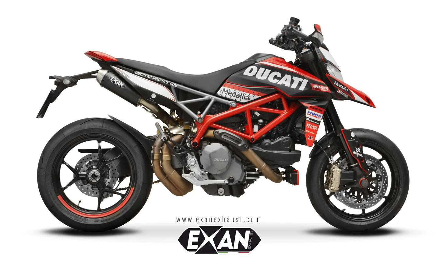 EXAN DUCATI HYPERMOTARD 950 – RVE – SP (2021-24) – COPPIA SILENZIATORI X-ONE
