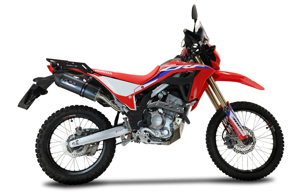 GPR SCARICO COMPATIBILE CON HONDA CRF 300 L / RALLY 2021-2023, FURORE EVO4 POPPY, TERMINALE DI SCARICO OMOLOGATO,FORNITO CON DB KILLER ESTRAIBILE,CATALIZZATORE E COLLETTORE