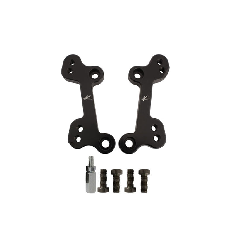 VALTERMOTO Piastre arretramento pedane KAWASKI ZX6R 636/RR 2005-2020