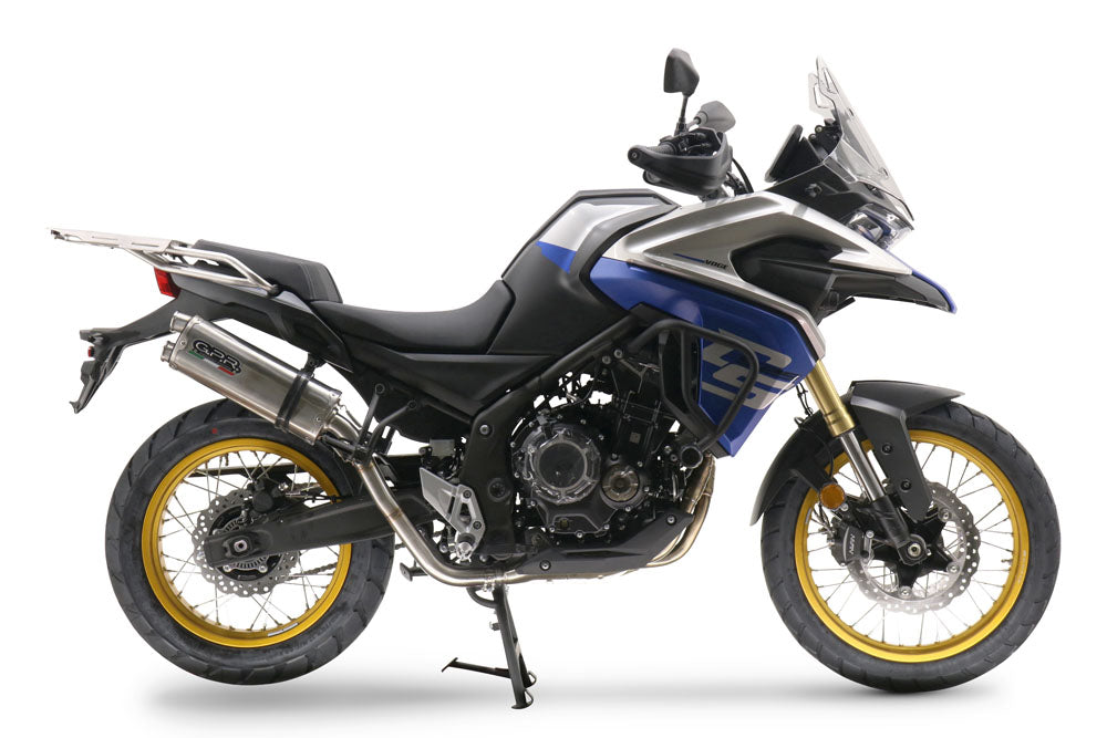 GPR EXHAUST COMPATIBLE WITH VOGE VALICO 525 DSX 2023-2024, DUAL STAINLESS STEEL, APPROVED EXHAUST, SILENCER WITH REMOVABLE DB KILLER AND SPECIFIC FITTING